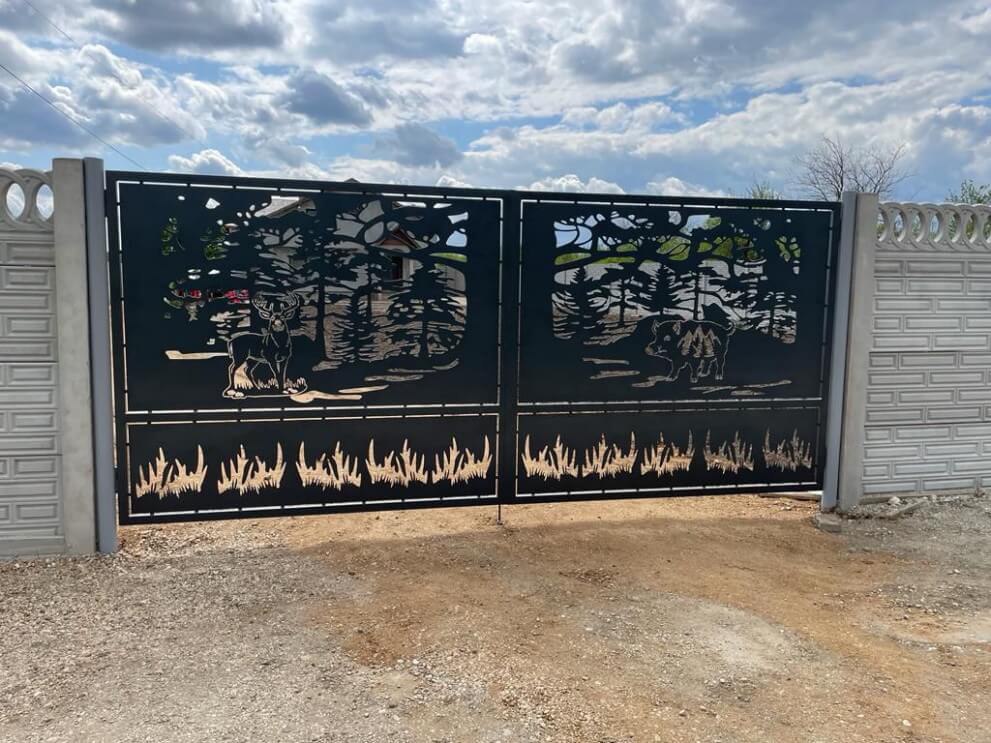 panouri de gard metalice personalizate în Targoviste
